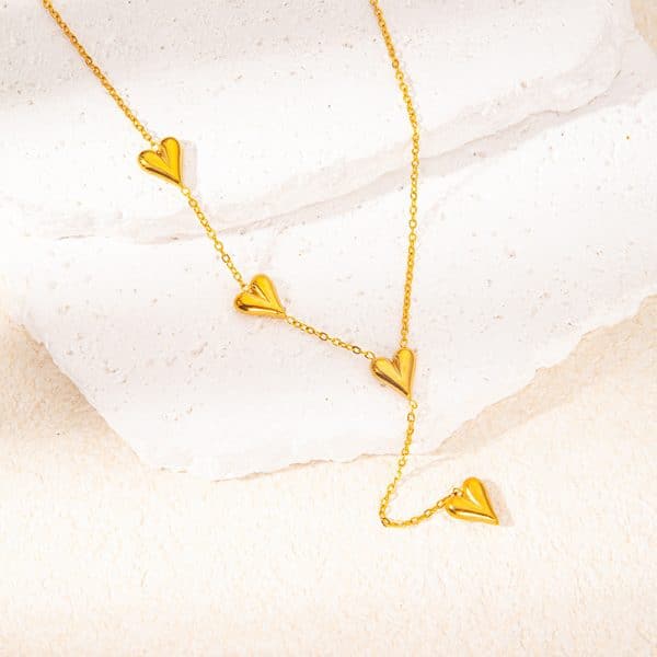 Elegant Girls Fashion Trend Titanium Steel Necklace