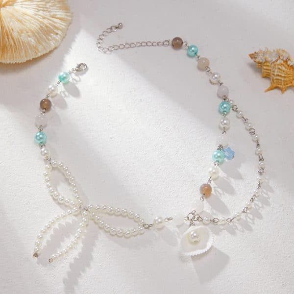 French Pearl Light Luxury Clavicle Ocean Necklace