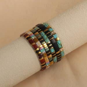 European And American Fashion Pull Beads Beaded Bracelet