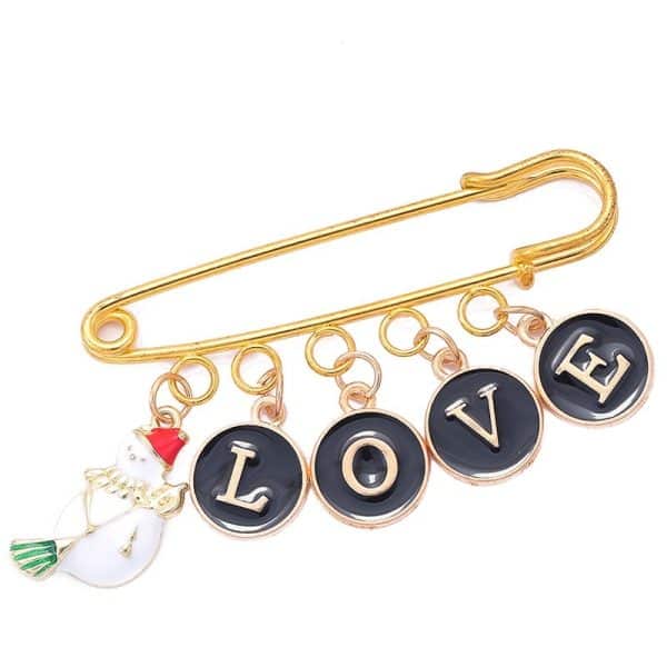12 Colors Round Drop Oil English Letter Alloy Pendant DIY Ornament Accessories