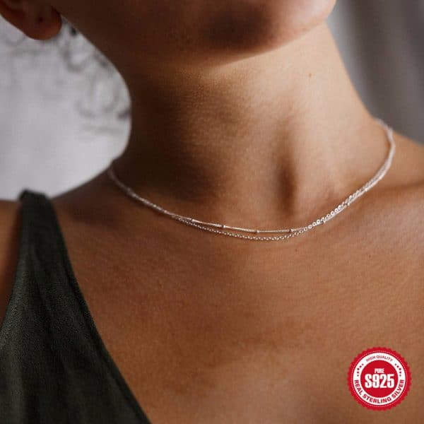 Women's Simple Fashion Personality Double-layer Necklace