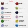 Zircon Contrast Color Necklace Clavicle Chain Light Luxury High-grade Birthday Stone