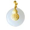 Simple Female White Stone Pendant Necklace