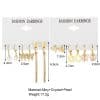 Personalized Metal Three Tube Fried Dough Twist Earring Set 6 Pieces