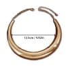 Exaggerated Personalized Geometric Wave Design Collar High-grade Versatile Necklace