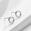 European And American 316 Stainless Steel Fashion Geometry Set Earrings