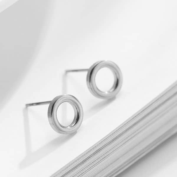 European And American 316 Stainless Steel Fashion Geometry Set Earrings