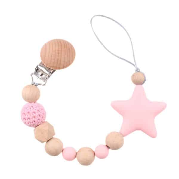 Teether Toys Drop-preventing Chain Baby Pacifier Clip