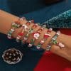 Christmas 6-pack Cute Elk Polymer Clay Bracelet Bracelet Suit