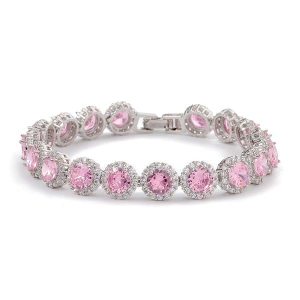 Fashion Gold-plated Inlaid Zircon Hollow Round Bracelet