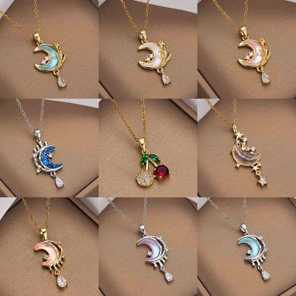 Titanium Steel No Fading Necklace Versatile High Sense Ornament