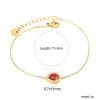 European And American Fashion Round Drop-shaped Stainless Steel Bracelet For Women