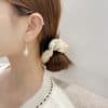 Creative All-match Pearl Eardrops Water Drop Earrings