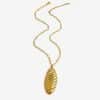 New Stainless Steel Butterfly Flower Oval Leaf Pendant Exaggerated Style Female Necklace