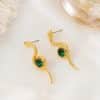 Women's Temperamental Vintage Diamond-set Snake Earrings