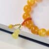 Yellow Chicken Grease Beeswax Gourd Fu Lu Bracelet