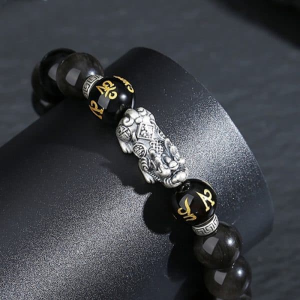 High Grade Black Beads String Pi Xiu Bracelet