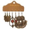 Fashion Tassel Water Drop Geometric Earrings Set