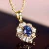 Inlaid Zircon Indian Style Necklace Female Geometric