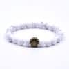 Volcanic Stone Dog Paw Bracelet Tiger Eye Stone