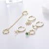 Moon Star Set Ear Clip Earrings