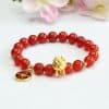 Year Of Birth Red Agate Zodiac Dragon Bracelet