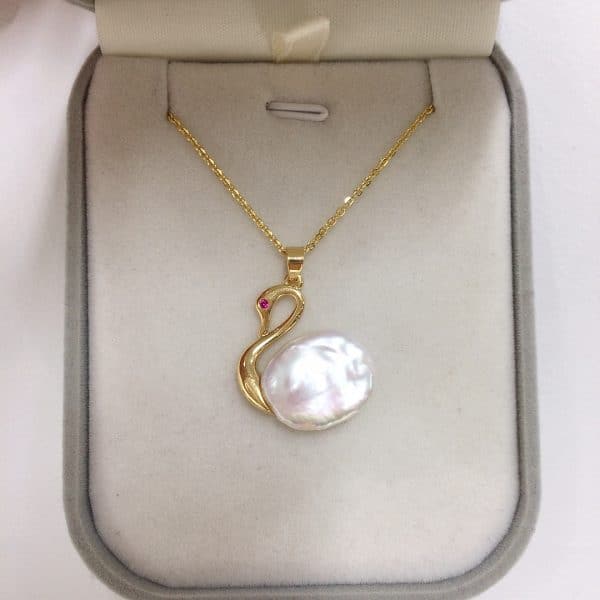 Freshwater Pearl Baroque Special-shaped Beads Swan Pearl Necklace