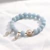 Aquamarine Freshwater Pearl Bracelet For Women