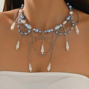 Pendant Necklace Women's Long Clavicle Chain