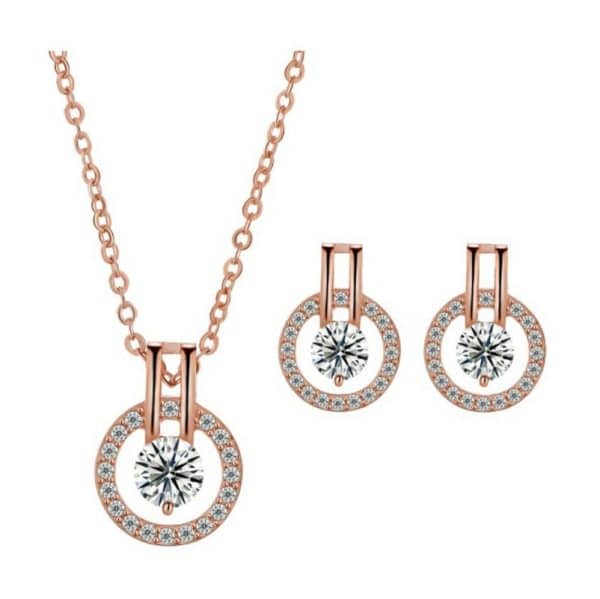 Zircon Simple Set Lover Eye Fashion Set