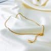 Trendy Box Simple All-matching Necklace Lock