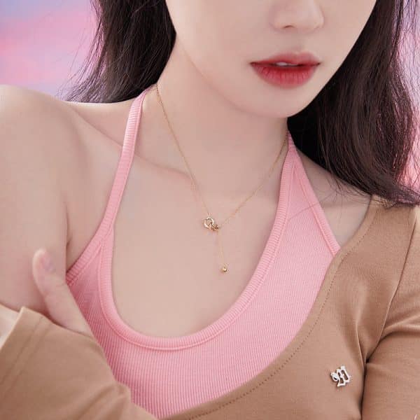 Gold Necklace Female Clavicle Chain