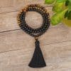 Vintage Versatile Tiger Eye Stone Tassel Sweater Chain