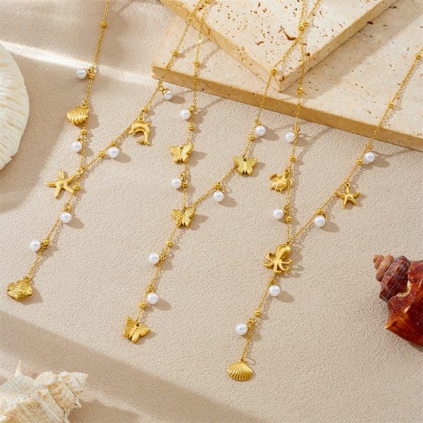 Women's Simple Multi-element Accessories Necklace