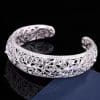 Women's Hollow-out Wide-faced Filigree Bracelet