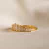 S925 Sterling Silver Simple Fashion Organ Ring Personality