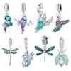 Natural Animal S925 Sterling Silver Ornament Wholesale Beaded Female Accessories