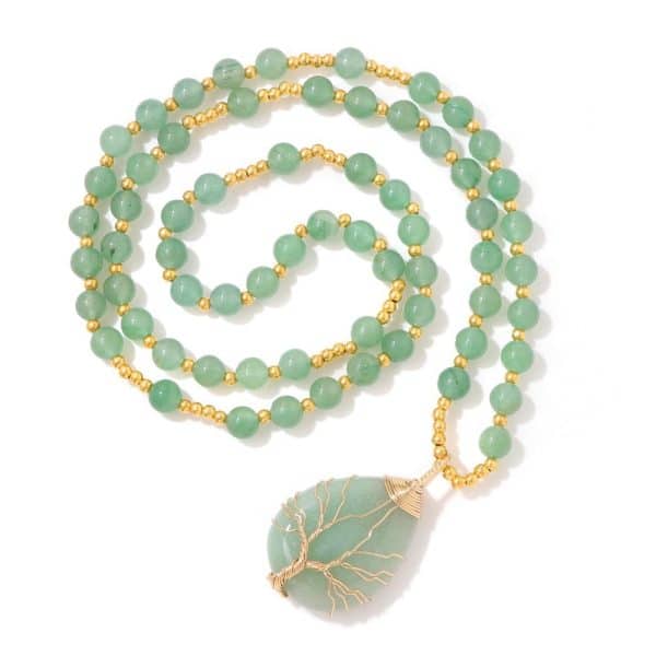 Stone Pendant Elastic String Men's And Women's Necklaces Seaside Beach Style