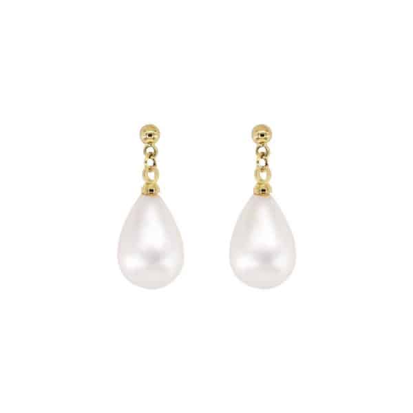 Women's Vintage Water Drop Pearl Stud Earrings