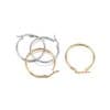 316L Stainless Steel Large Circle Coil Earrings