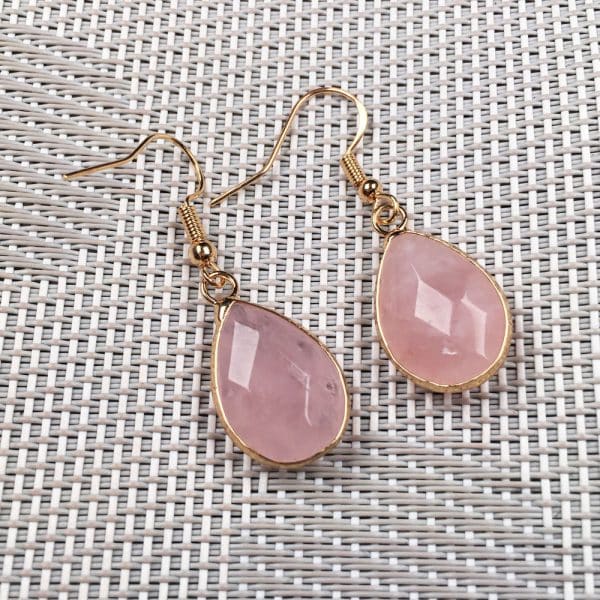 Vintage Natural Crystal Drop Earrings