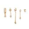 Women's Fashion Star Moon Element Earrings Set