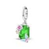 925 Sterling Silver Charm Ocean Starfish Crab Turtle Crystal Flower Bead Charm
