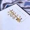 High-end Korean Style Korean Earrings 6-piece Simple Set