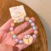 Cartoon Jelly Color Beaded Girl Bracelet