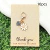 Alloy Drop Oil Pendant Colorful Flower Pendant