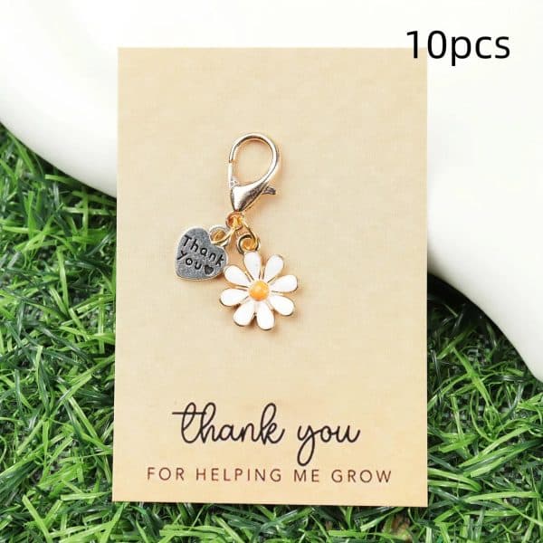 Alloy Drop Oil Pendant Colorful Flower Pendant