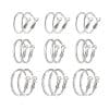 Korean Retro Earrings Set Fashion Ear Ring 9 Pairs Combination Set Ear Rings
