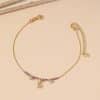 Zircon Small Titanium Steel Anklet Women
