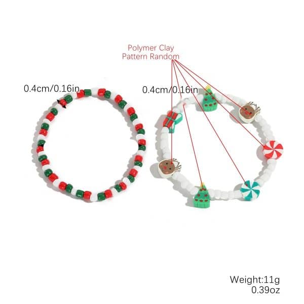 European And American New Christmas Bracelet Pendant